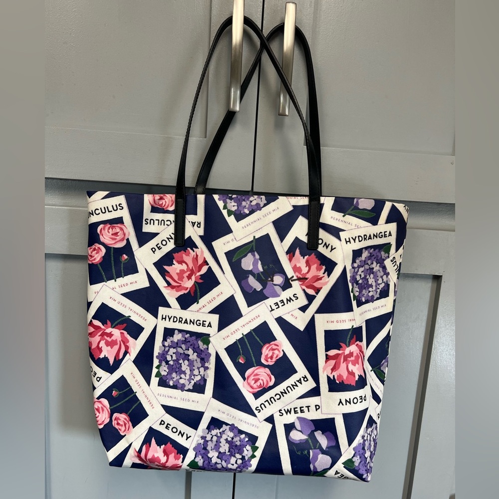 Kate Spade Large Flowers Coated Canvas Tote - Picture 3 of 10